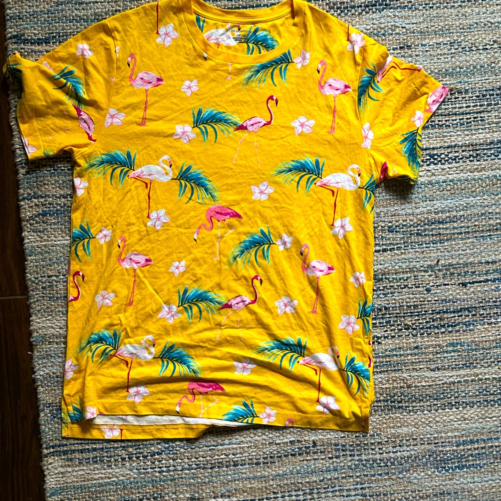 Flaming print shirt